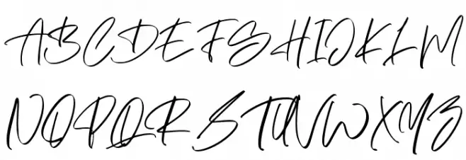 Maitland Script Fonte MAIÚSCULAS
