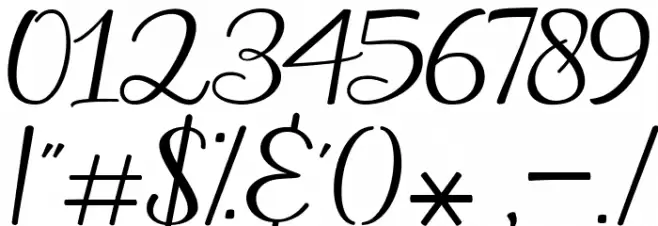 Maitlyn Script Font OTHER CHARS