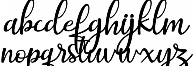 Maitlyn Script 字体 小写