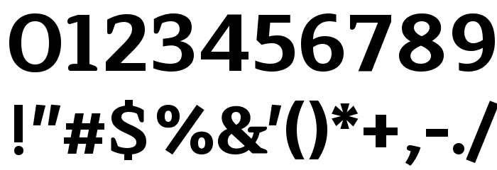 Maitree Bold Font OTHER CHARS