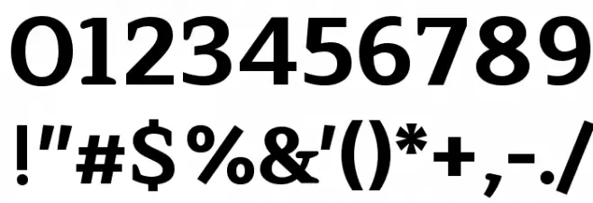 Maitree Bold Font OTHER CHARS