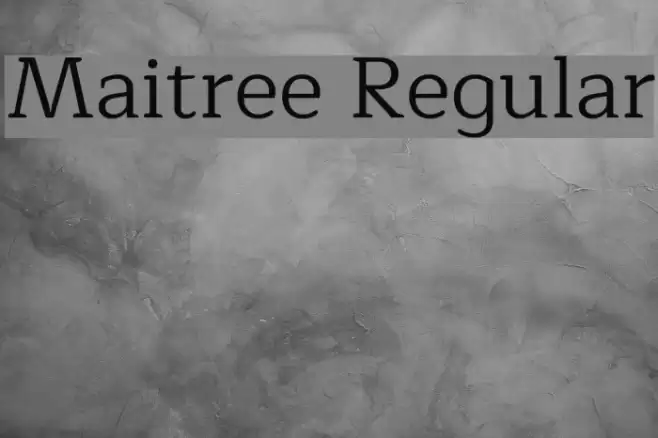 Maitree Regular Fuentes examples