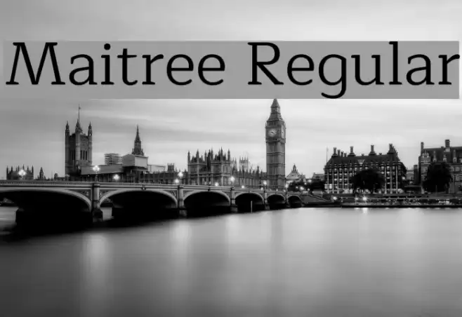 Maitree Regular Fuentes examples