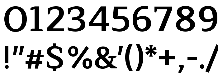 Maitree SemiBold Font OTHER CHARS