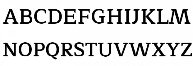 Maitree SemiBold Font Litere mari