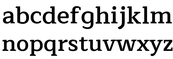 Maitree SemiBold Font LOWERCASE