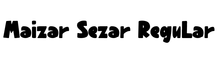Maizar Sezar Regular  لخطوط تنزيل