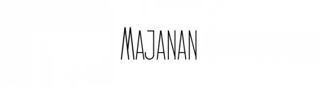 Majanan  Frei Schriftart Herunterladen