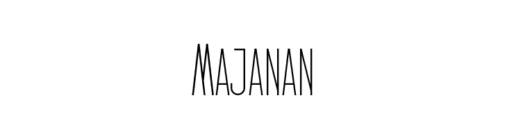 Majanan  フリーフォントのダウンロード