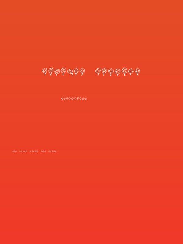 Maja's Flowers Poster