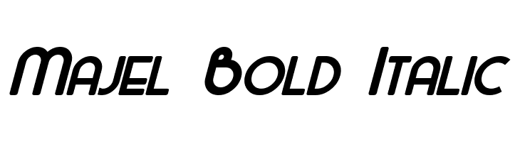 Majel Bold Italic  Free Fonts Download