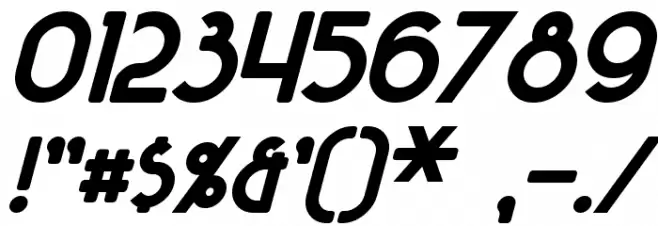 Majel Bold Font OTHER CHARS