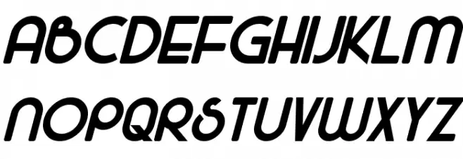 Majel Bold Schriftart Groß