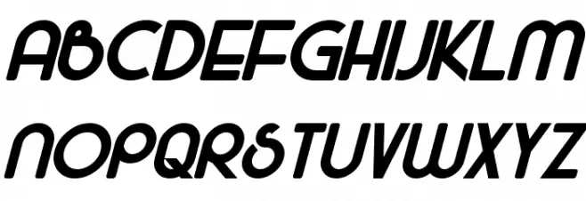 Majel Bold फ़ॉन्ट लोअरकेस