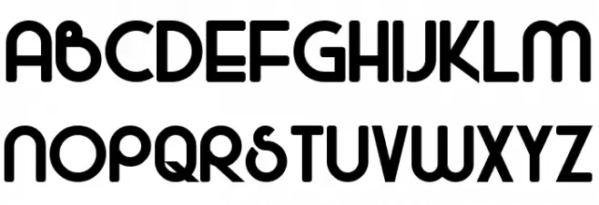 Majel Bold 字体 小写