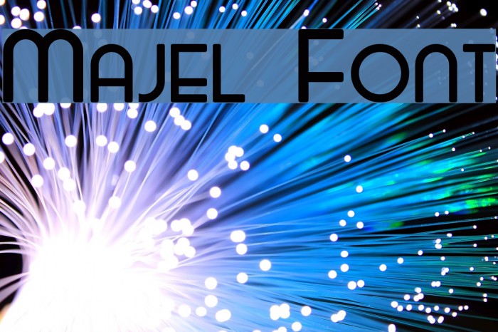 Majel Font examples