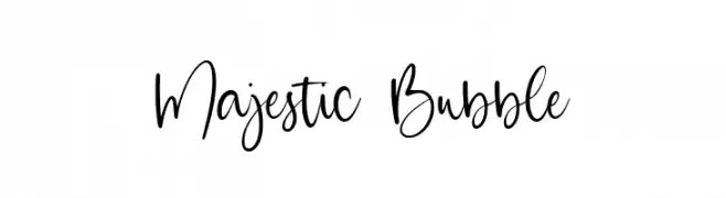 Majestic Bubble  Frei Schriftart Herunterladen