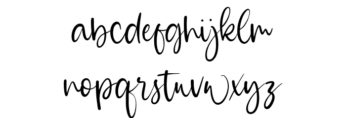 Majestic Bubble Font LOWERCASE