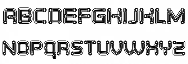 Majestic Regular フォント 大文字