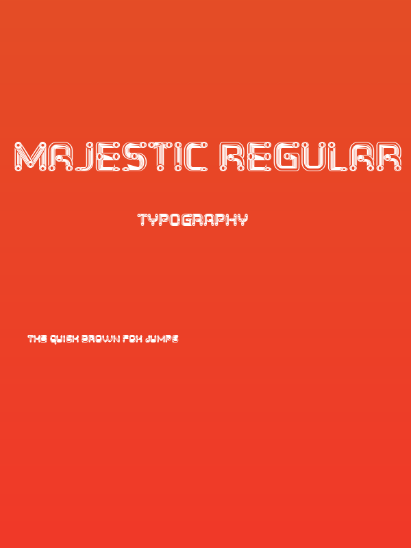 Majestic Regular Poster