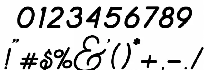 Majestic Romance Thin Font OTHER CHARS