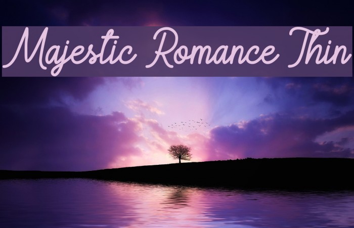 Majestic Romance Thin Example 2