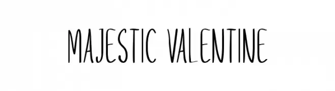 Majestic Valentine  Frei Schriftart Herunterladen