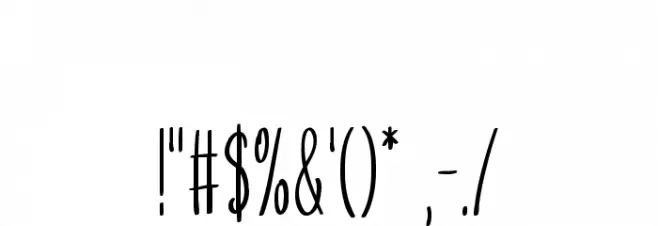 Majestic Valentine Font OTHER CHARS