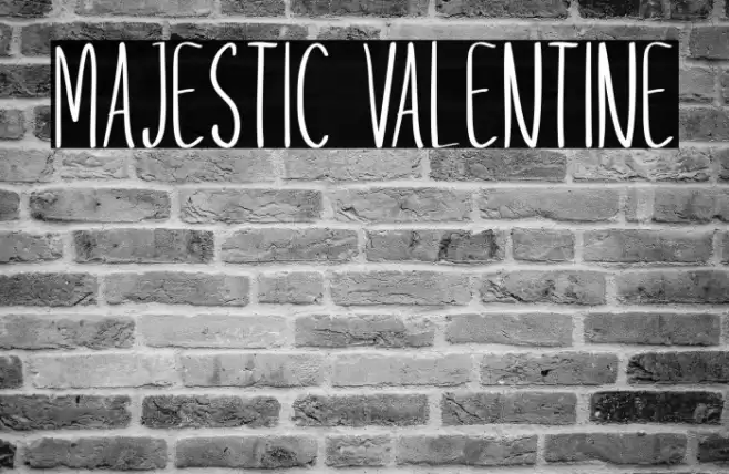 Majestic Valentine Font examples