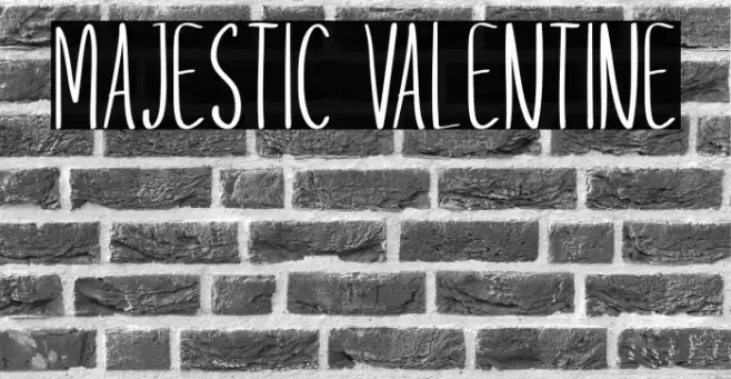 Majestic Valentine Font examples