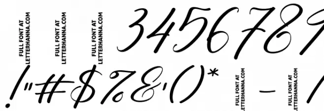 Majestic Wisteria Free Regular Font OTHER CHARS