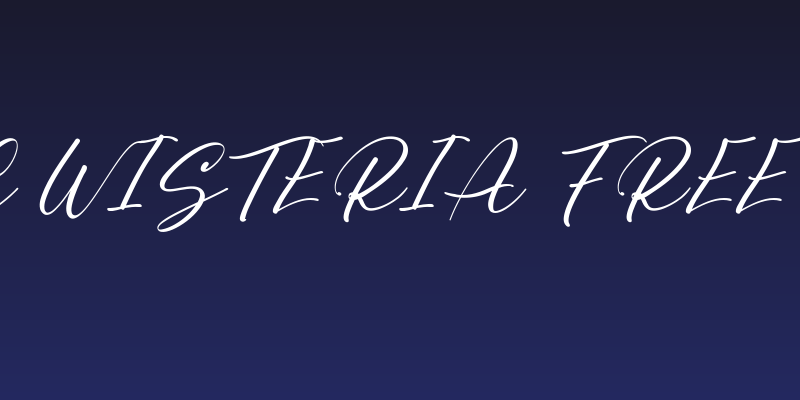 Majestic Wisteria Free Regular Social Header