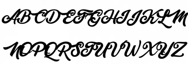 Majestic Schriftart Groß