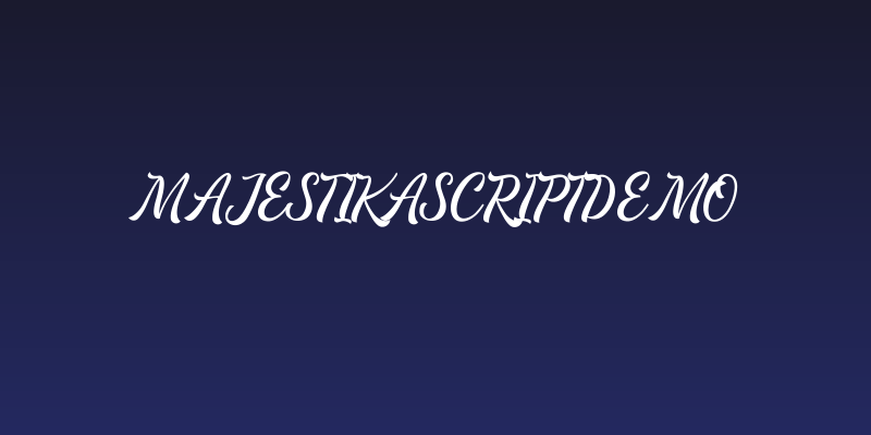 MajestikaScriptDEMO Social Header