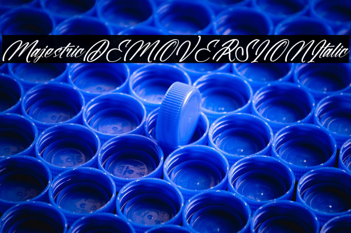 Majestric DEMO VERSION Italic Example 2