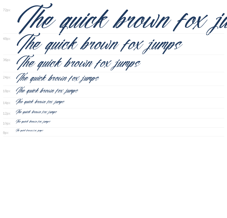 Majestric DEMO VERSION Italic Waterfall