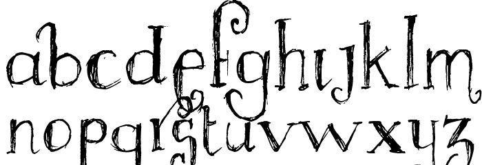Majestrick Font LOWERCASE
