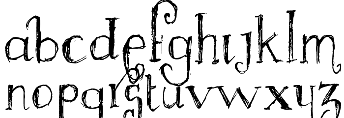Majestrick Font LOWERCASE