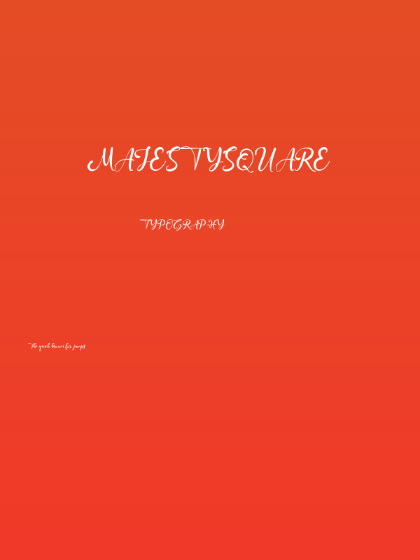 MajestySquare Poster