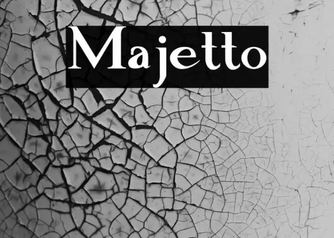 Majetto Font examples