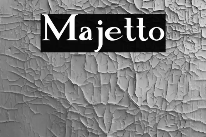 Majetto Font examples