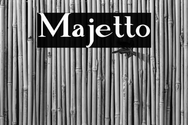 Majetto Font examples