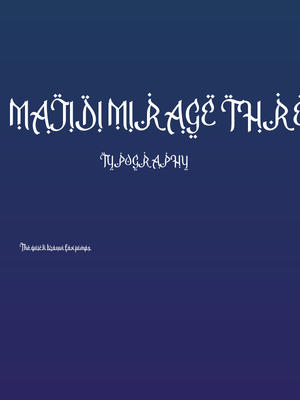 Majidi Mirage Three Poster