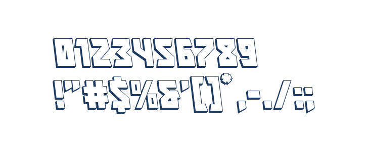 Major Force 3D Leftalic Other Characters