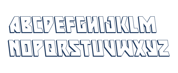 Major Force 3D Leftalic Lowercase