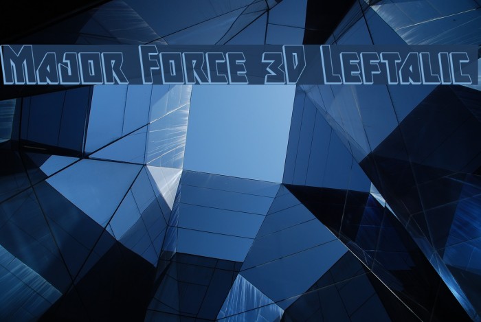 Major Force 3D Leftalic Example 1