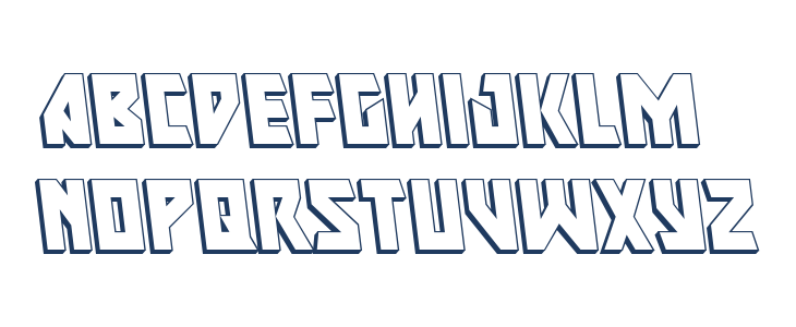 Major Force 3D Leftalic Lowercase