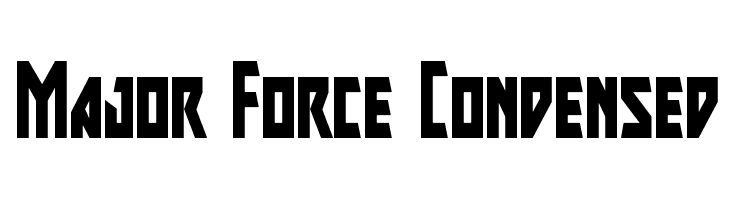 Major Force Condensed  Descarca Fonturi Gratis