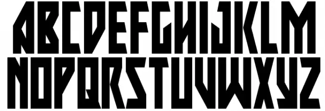 Major Force Condensed Fonte MAIÚSCULAS