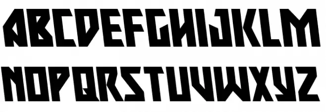 Major Force Expanded Leftalic Schriftart Groß